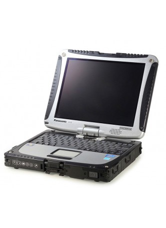 panasonic Toughbook CF-19 laptop Installed ET 2023A+SIS 2021 with cat et 3 Adapter III Comm 3 p/n 478-0235